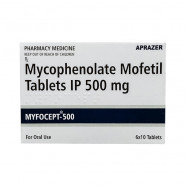Купить Микофенолата мофетил (Myfocept-500) 500мг таблетки №60 в Екатеринбурге